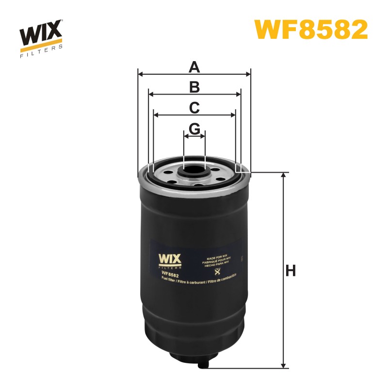 FILTRE CARBURANT WF8582