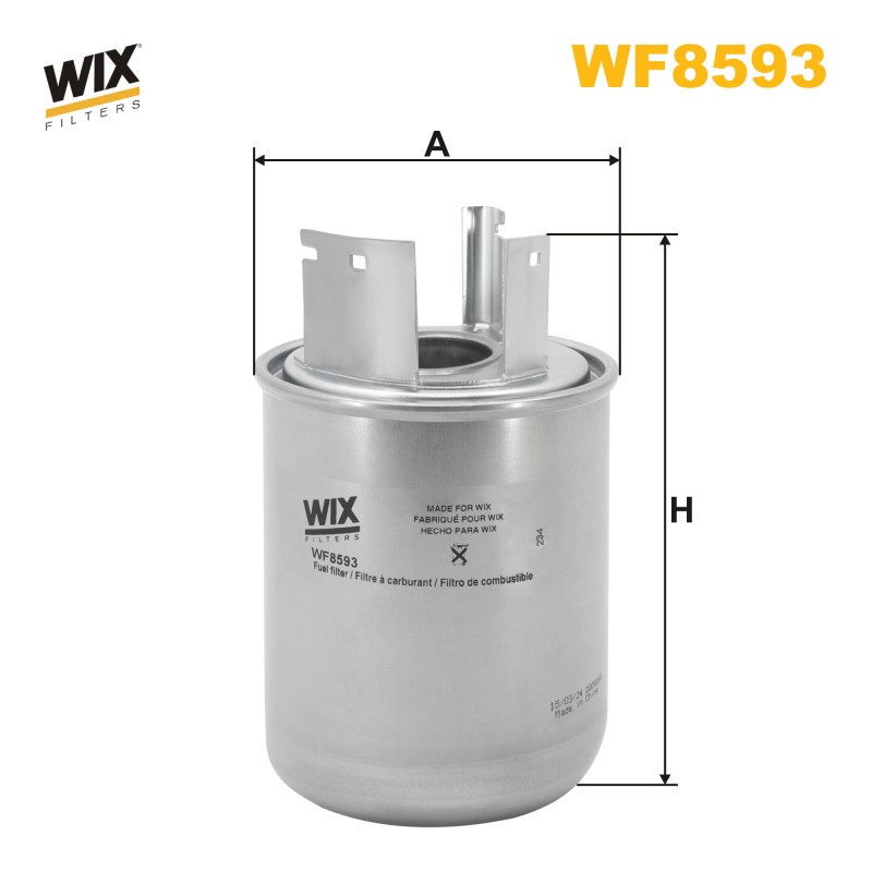 Filtre carburant WF8593