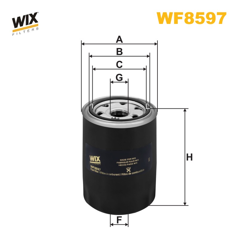 FILTRE CARBURANT WF8597