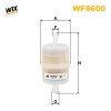 Filtre carburant WF8600