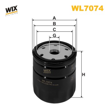 Filtre à huile WL7074