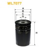 Filtre à huile WL7077