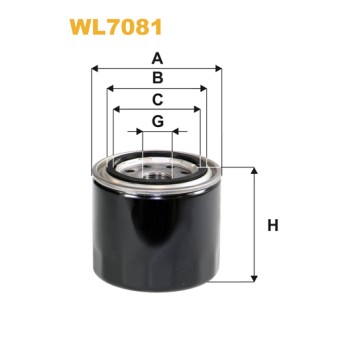 Filtre à huile WL7081