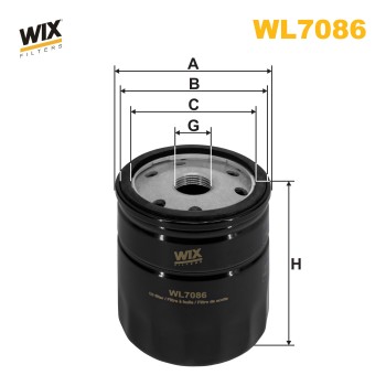 Filtre à huile WL7086