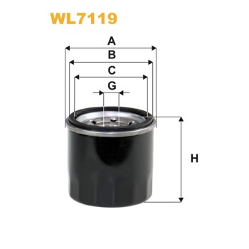 Filtre à huile WL7119