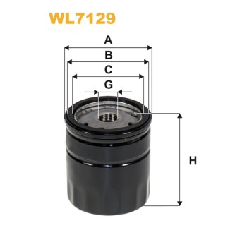 Filtre à huile WL7129