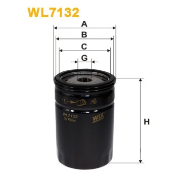 Filtre à huile WL7132