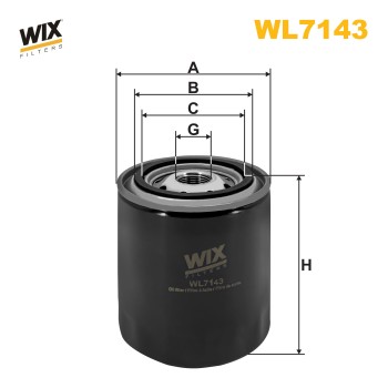 Filtre à huile WL7143
