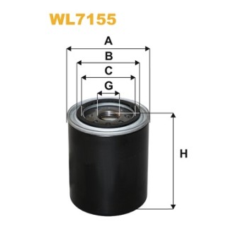 Filtre à huile WL7155