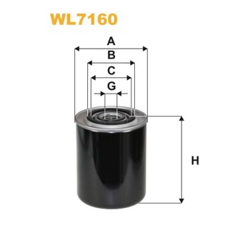 Filtre à huile WL7160