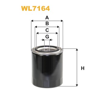 Filtre à huile WL7164