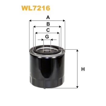 Filtre à huile WL7216