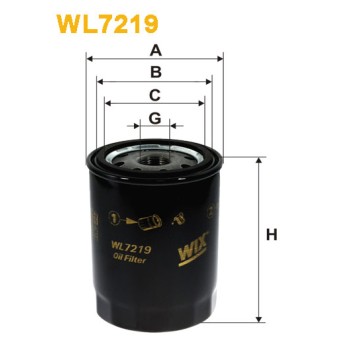 Filtre à huile WL7219