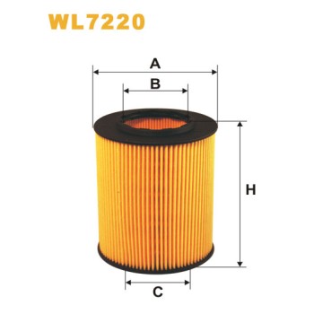 Filtre à huile WL7220