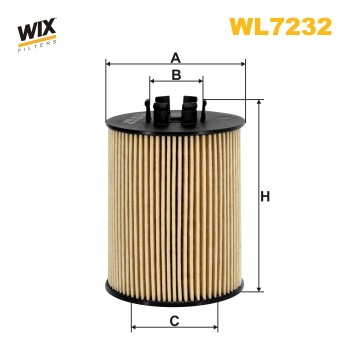 Filtre à huile WL7232