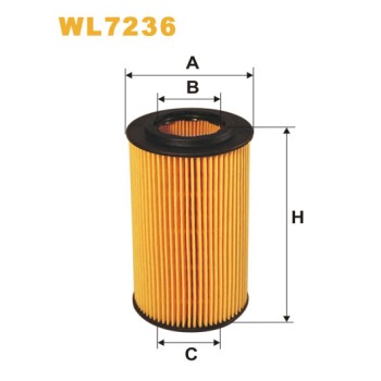 Filtre à huile WL7236