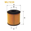 Filtre à huile WL7239