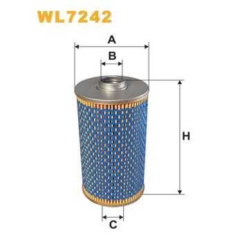 Filtre à huile WL7242