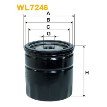 Filtre à huile WL7246