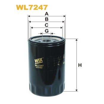 Filtre à huile WL7247