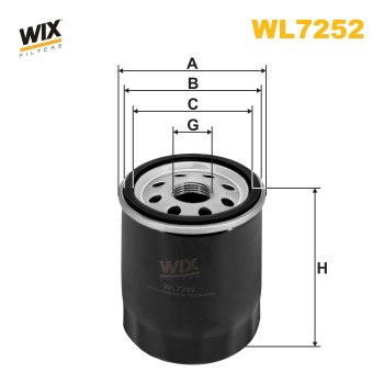 Filtre à huile WL7252