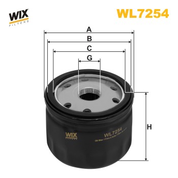 Filtre à huile WL7254