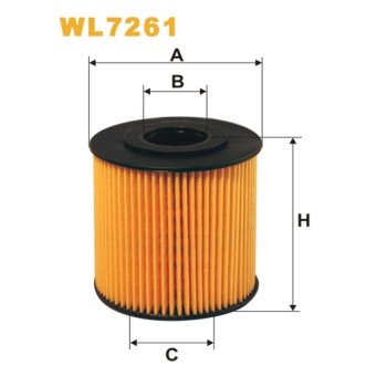 Filtre à huile WL7261
