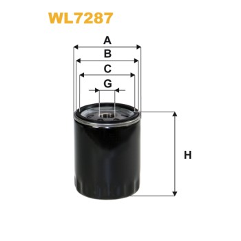 Filtre à huile WL7287