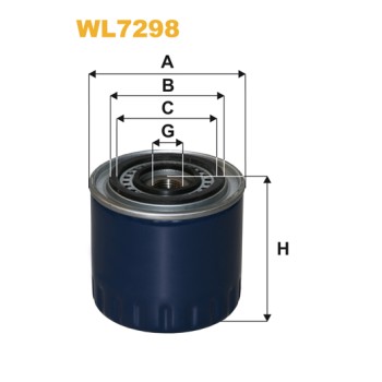 Filtre à huile WL7298