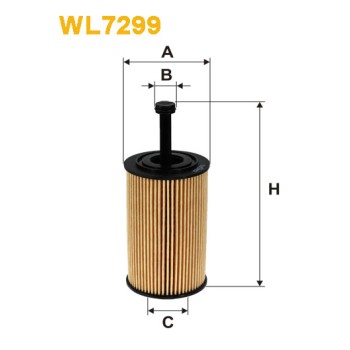 Filtre à huile WL7299