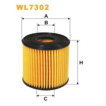 Filtre à huile WL7302
