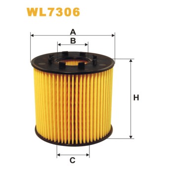 Filtre à huile WL7306