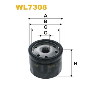 Filtre à huile WL7308