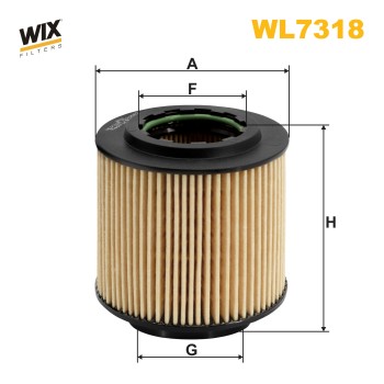 Filtre à huile WL7318