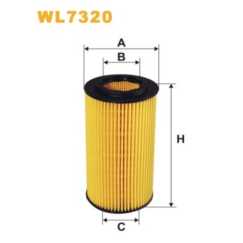 Filtre à huile WL7320