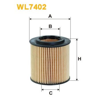 Filtre à huile WL7402
