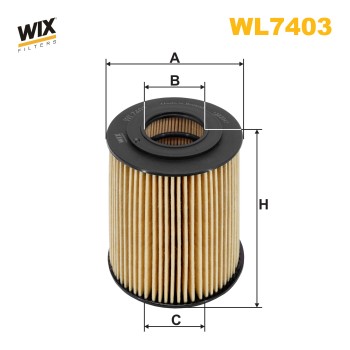 Filtre à huile WL7403
