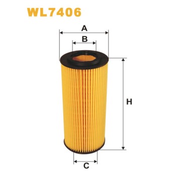 Filtre à huile WL7406