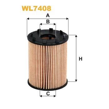 Filtre à huile WL7408