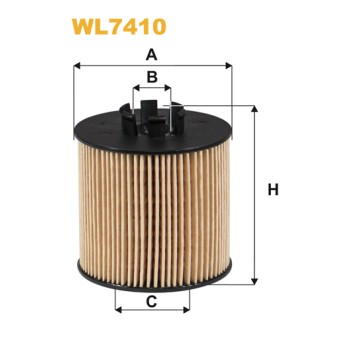 Filtre à huile WL7410