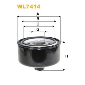 Filtre à huile WL7414