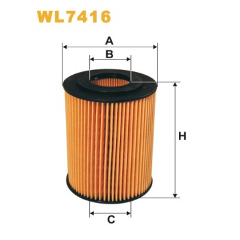 Filtre à huile WL7416