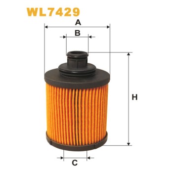 Filtre à huile WL7429
