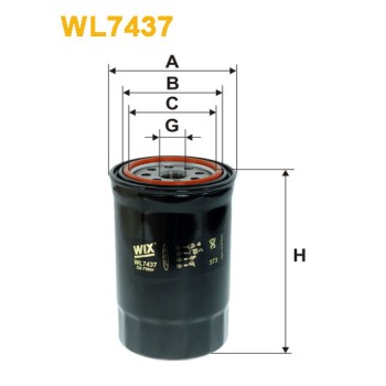 Filtre à huile WL7437
