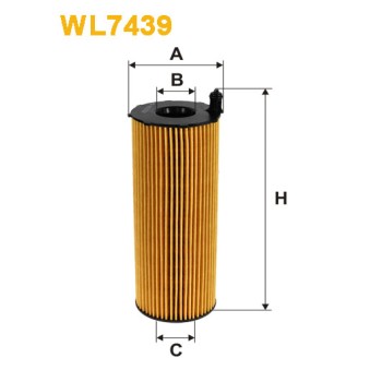 Filtre à huile WL7439