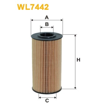 Filtre à huile WL7442