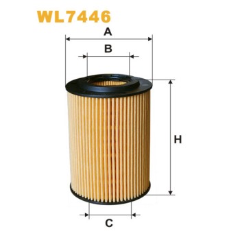 Filtre à huile WL7446