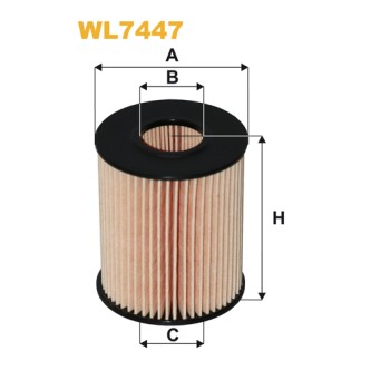 Filtre à huile WL7447