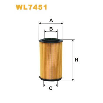 Filtre à huile WL7451