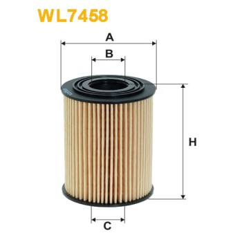 Filtre à huile WL7458